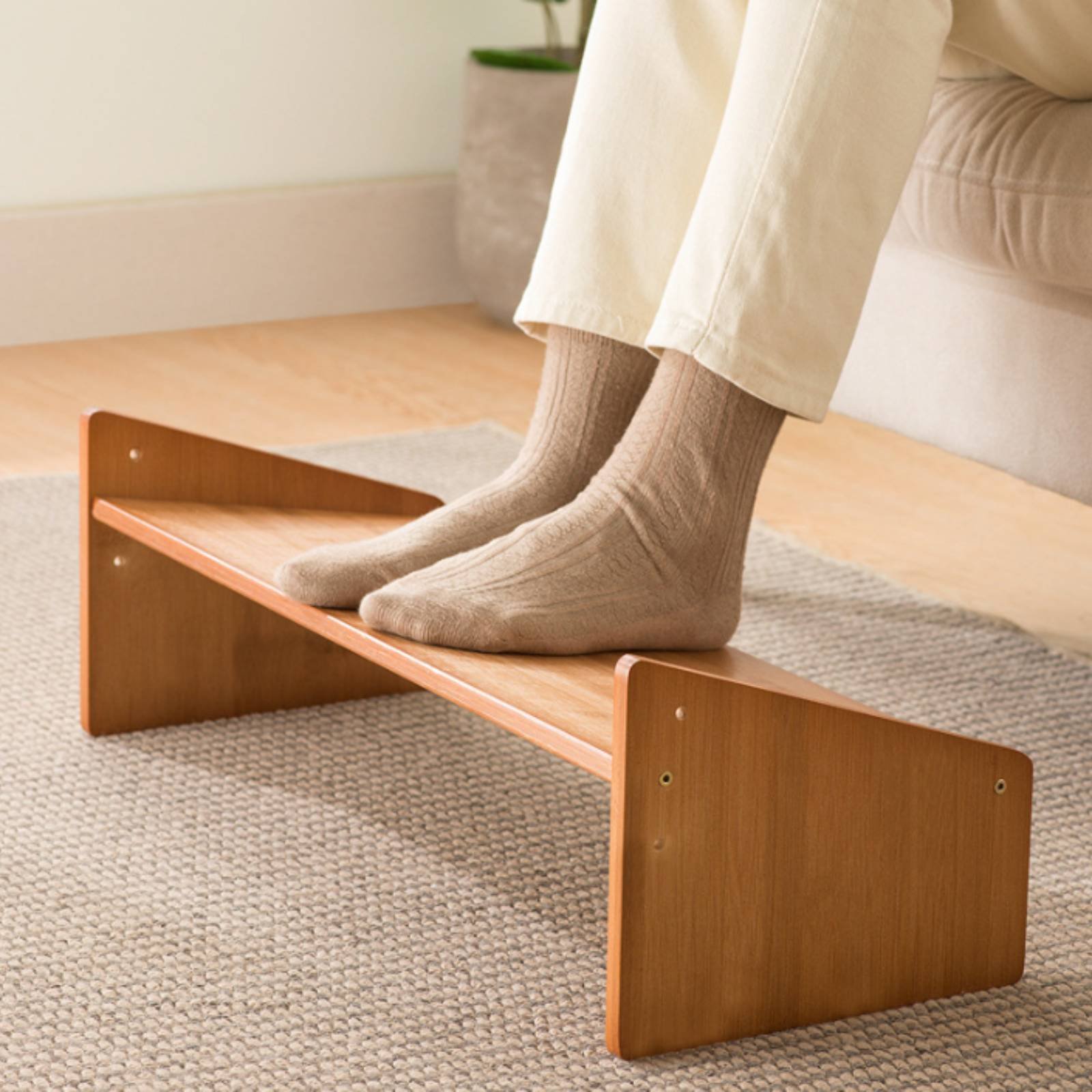 Ergonomic Office Chair - Repose-pieds sous le bureau, surface large,