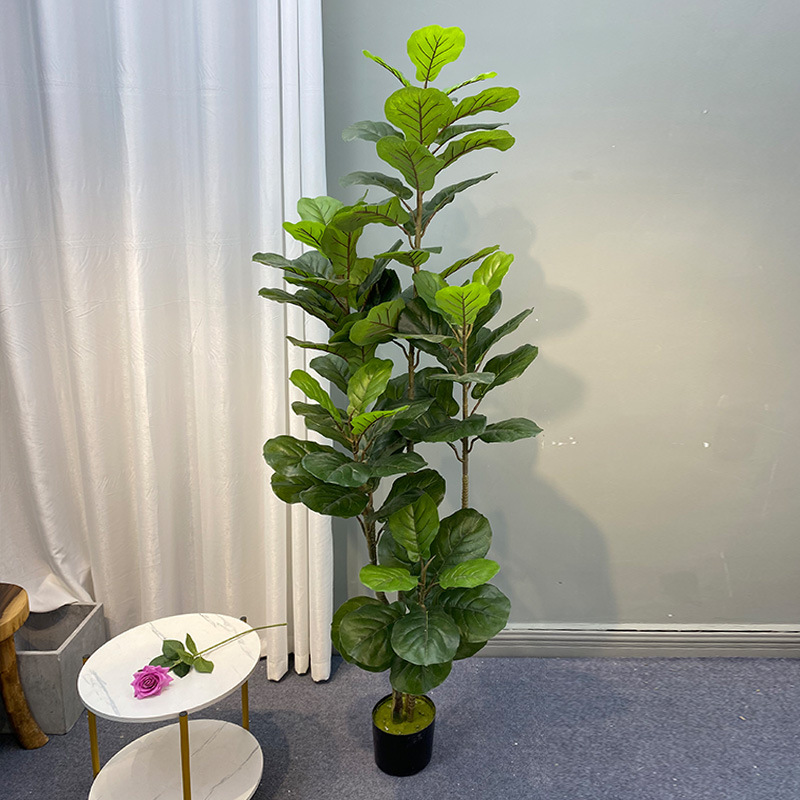Home Office Layout - Grand Ficus Plantes Artificielles, Faux Arbre,