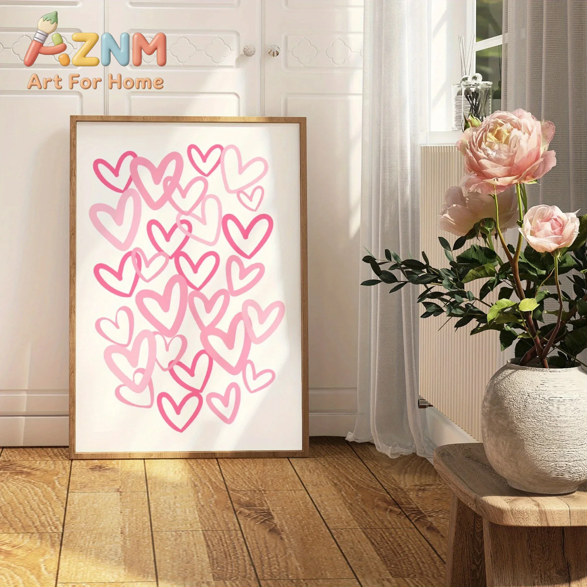 Home Office Room Inspiration - Impression artistique sur toile représentant des