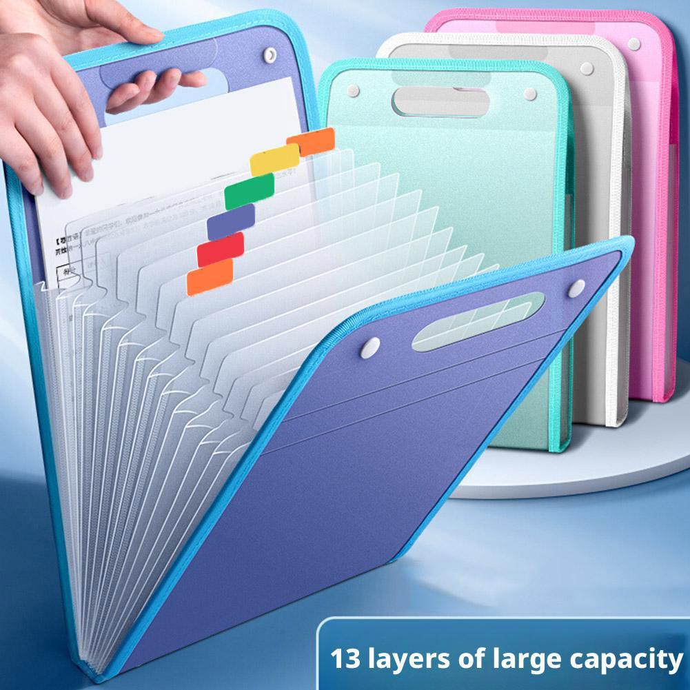 Document Scanner Portable - 13 dossiers à pochettes portables format