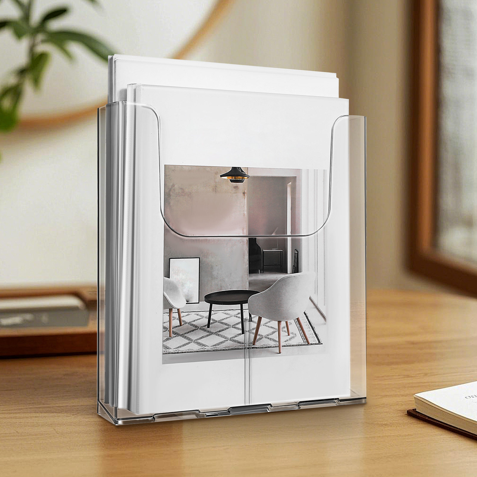 4 pièces, présentoir mural en  - Document Holder Stand avis et prix