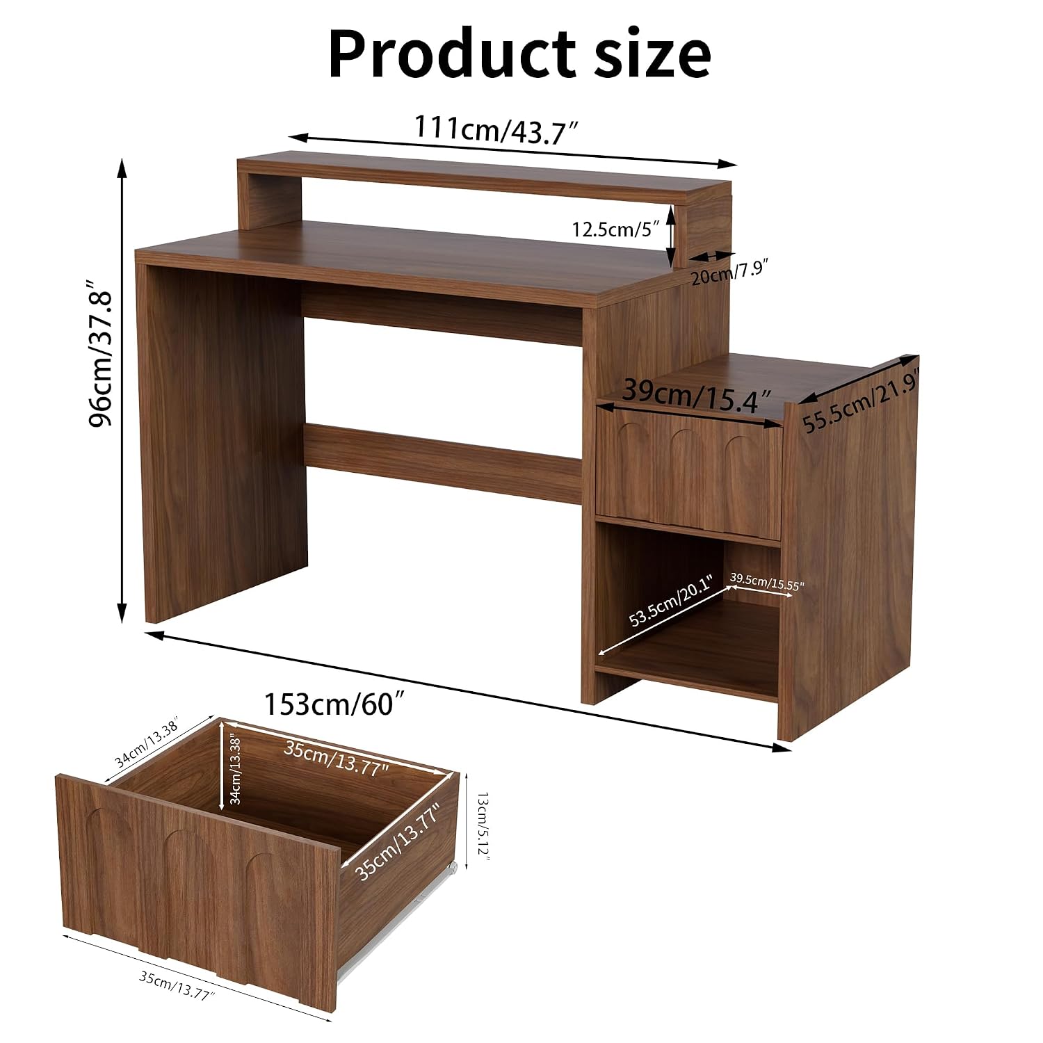 Bureau de direction de 60 pouc - Home Office Work Table avis et prix