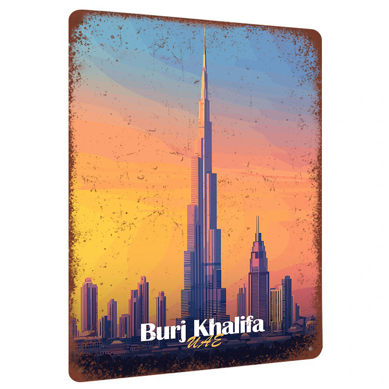 Burj Khalifa – peinture murale - Home Office Dubai avis et prix